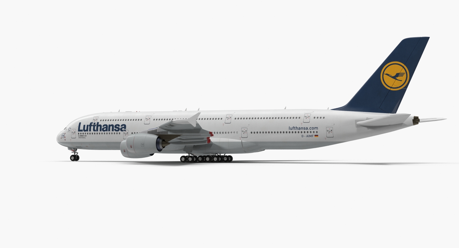 Airbus A380 1000 Air France 3D